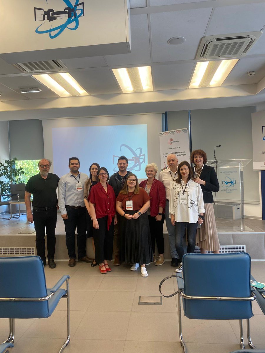 ThePremurosa's tweet photo. The PREMUROSA team had a blast at the @ExcellMater Conference in Belgrade! 🎉 Highlights: keynotes, networking, and a dedicated session on our project. Grateful for the friendship between our projects! 🤝 #PREMUROSA #ExcellMater https://t.co/0LwXcSf4XE