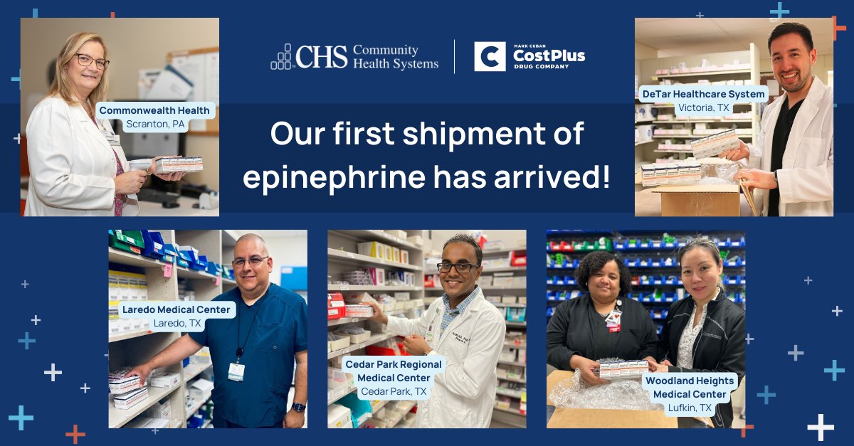 🎉 Hospitals in Texas and Pennsylvania have received their first shipment of epinephrine from our Dallas, Texas manufacturing facility! This milestone marks the beginning of our effort to tackle the national shortage and ensure essential medications are accessible at fair…