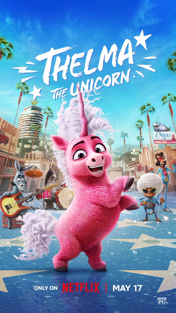 ✨ We're huge fans of the Thelma The Unicorn poster! #MikrosAnimation is entering its pink and glitter era... get ready :) #ThelmaTheUnicorn on #Netflix May 17 💖
