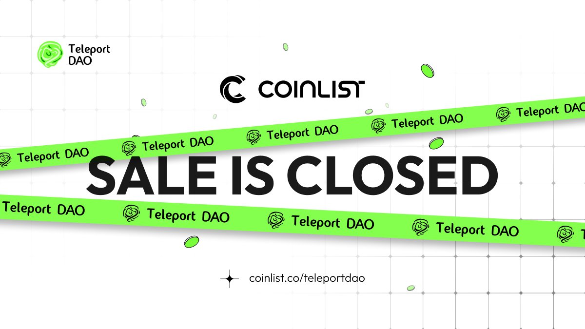 The $TST Token Sale on @CoinList has officially concluded! ⚡️ We’d like to extend our heartfelt thanks to everyone for their support and participation. Together, we're embarking on a journey to enhance Bitcoin's interoperability like never before.