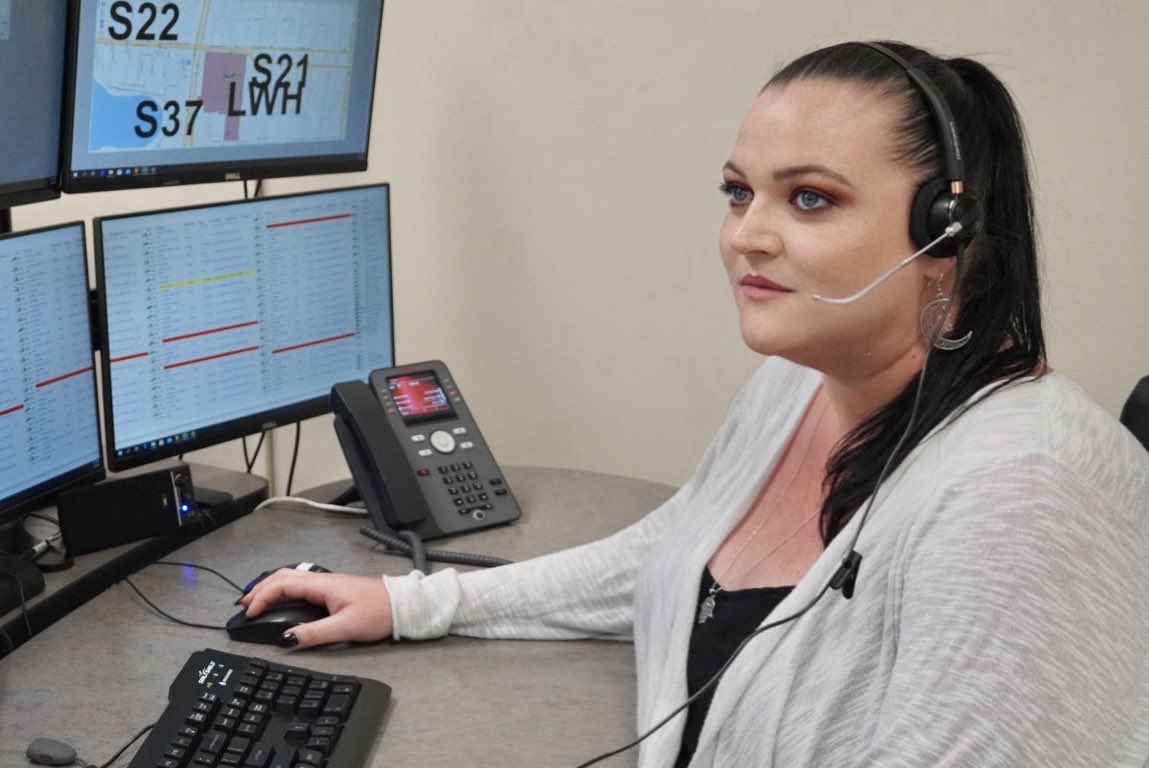 Dispatchers are the unsung heroes, the first response in times of crisis. They epitomize composure and calm, providing a reassuring voice amidst the chaos. Today we honor our dedicated School Police Dispatchers, Hali Schnaderbeck, Valerie Moore, and Ashleigh Steinweg.