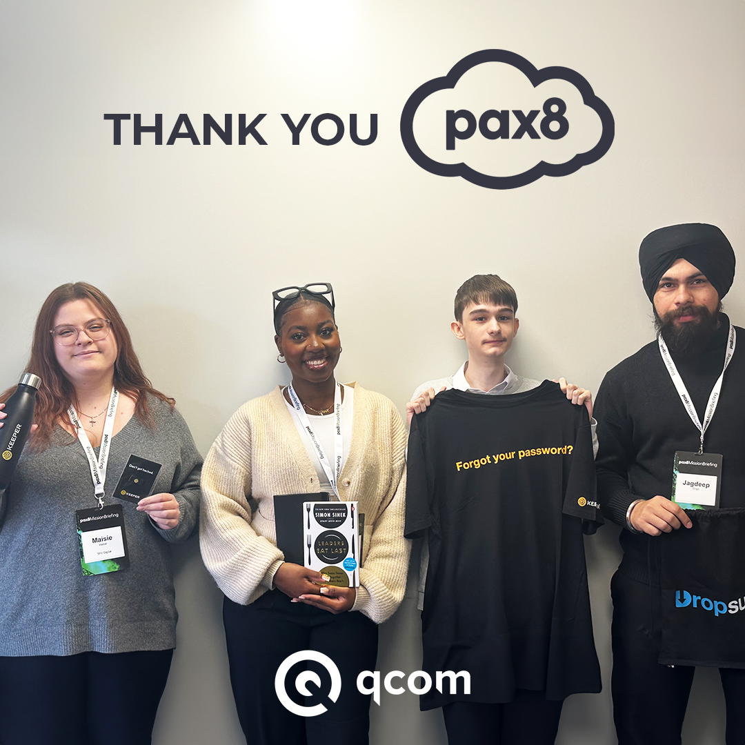 ** Pax8 Event **

Sending a huge thank you to all the incredible vendors who made the @pax8 event yesterday outstanding - @keepersecurity @Rewst_dot_io @getusecure @dropsuite @NordVPN @proofpoint!

Our Services: qcom.ltd/our-services/
Contact: admin@qcom.ltd/+44 (0) 203 150 1401