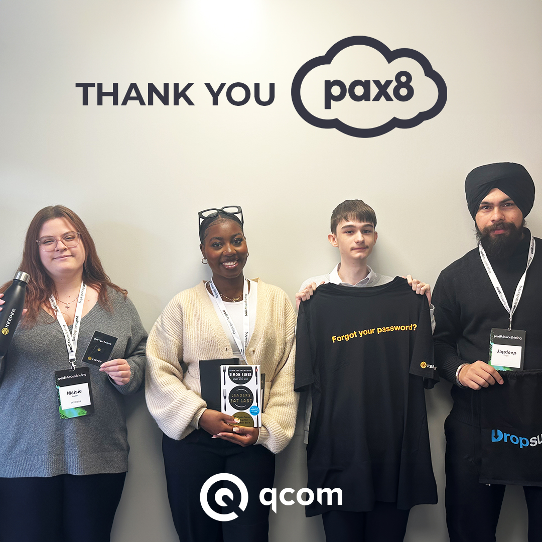 qcomltd's tweet photo. ** Pax8 Event **

Sending a huge thank you to all the incredible vendors who made the @pax8 event yesterday outstanding - @keepersecurity @Rewst_dot_io @getusecure @dropsuite @NordVPN @proofpoint!

Our Services: https://t.co/3NXUwXXo7S
Contact: admin@qcom.ltd/+44 (0) 203 150 1401 https://t.co/5ktvXeF5wx