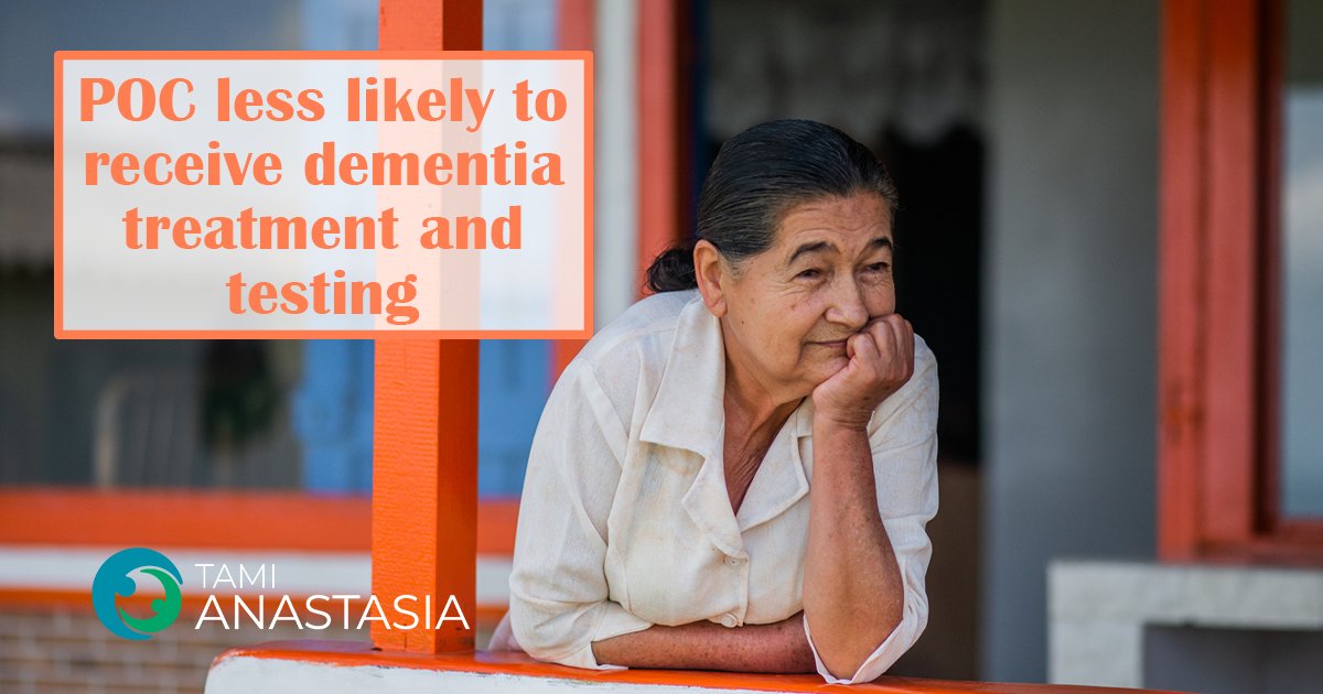 The Sacramento Bee reports (bit.ly/4cGdsT7 ) on a study finding that Black, Latino, and Asian people are less likely to receive dementia testing and treatment that White people. tamianastasia.com #Dementia #Alzheimers #HealthDisparities
