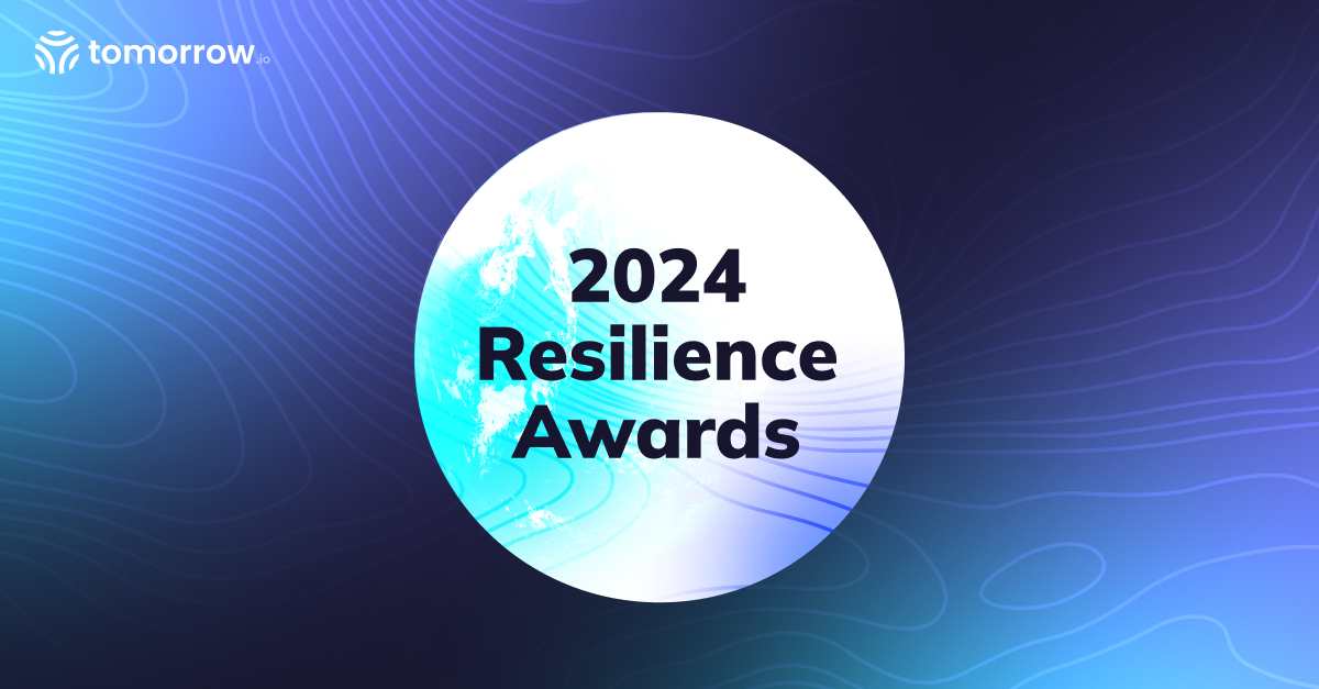 Celebrate champions of resilience with Tomorrow.io 2024 Resilience Awards! 🏆 Last week we unveiled our Resilience Platform. Now, we want to honor the organizations leading the way in climate and operational resilience! info.tomorrow.io/tomorrow.io-20…