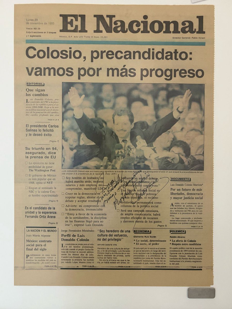 Esto pensaba Luis Donaldo Colosio de @MFBeltrones ahí está con su puño, letra y firma!! @r_rbc @kioscomayor @rquirrin @Samvalor @liebano @CanoFrancoR @VictorMendozaL @hilarioolea @FaustinoFelix @Armando_Alcala @SoledadDurazo @rosariooroz @beckerg123 @bujia_la @BurrolaOnesimo