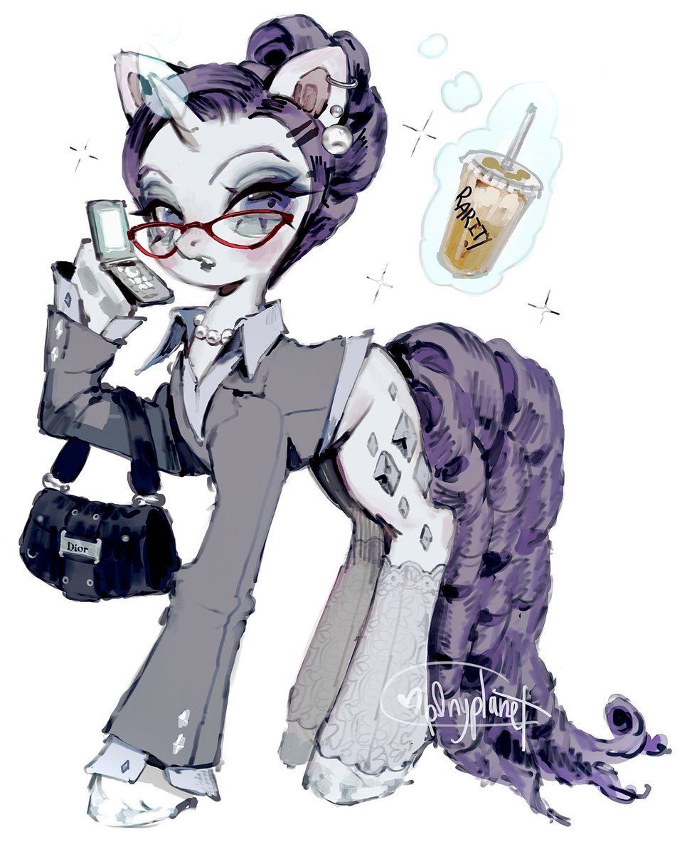 p0nyplanet's tweet photo. office siren rarity https://t.co/V5MZ7pol8y