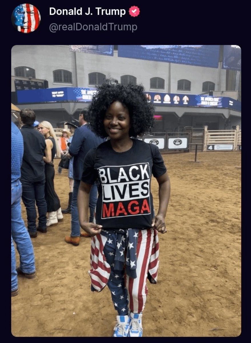 This is my friend @missauntietom go give her a follow! #blacklivesmaga #blm