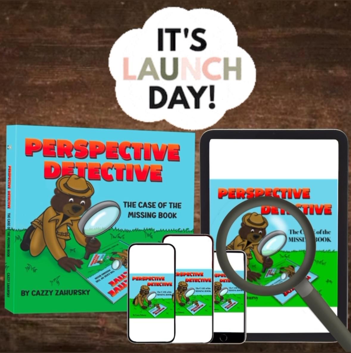 It’s #pubday 4 Perspective Detective: The Case of the Missing Book.  

If you enjoyed the optical illusion-filled, visual-puzzle-packed mystery story about perspective in my first book, you'll ❤️ the  new release!

amazon.com/Perspective-De…

#NewRelease #LaunchDay #bookrelease