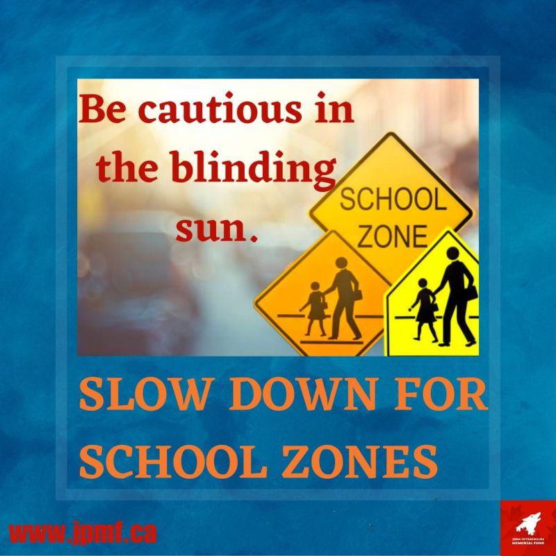 Kids can be unpredictable and fast.  
Please be cautious in school zones, even more so when the sun is blinding.  

#roadsafety #chidren #safetyforkids #slowdown #slowdownforschoolzones