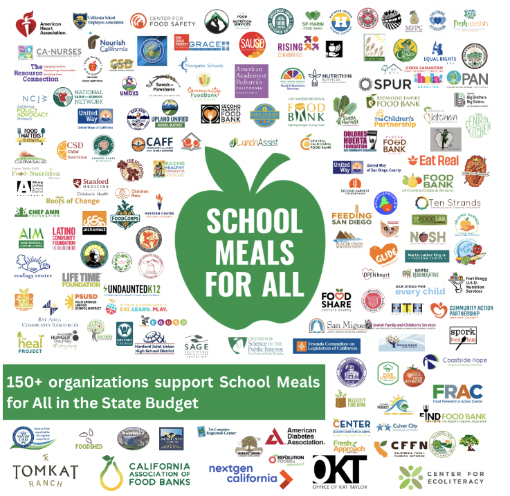 🍎Nearly half of kids in CA families facing food insecurity would be denied school meals under federal rules. #SchoolMealsforAll plays a vital role in meeting CA kid’s nutritional needs, leads to better learning outcomes, & ends #stigma. CA must continue to lead! #CABudget #CALeg