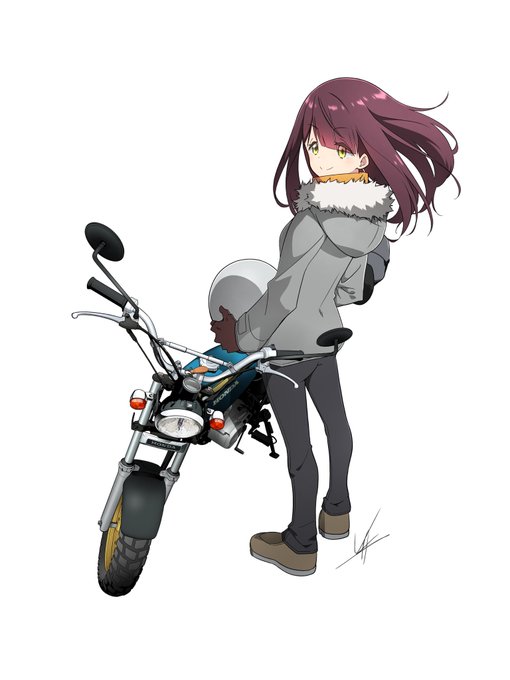 「holding motorcycle」 illustration images(Latest)
