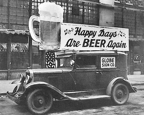 'Happy Days Are Beer Again' Prohibition is Repealed, 1933 #ThrowbackThursday!! ⏰️ 🖤 🔥!!
