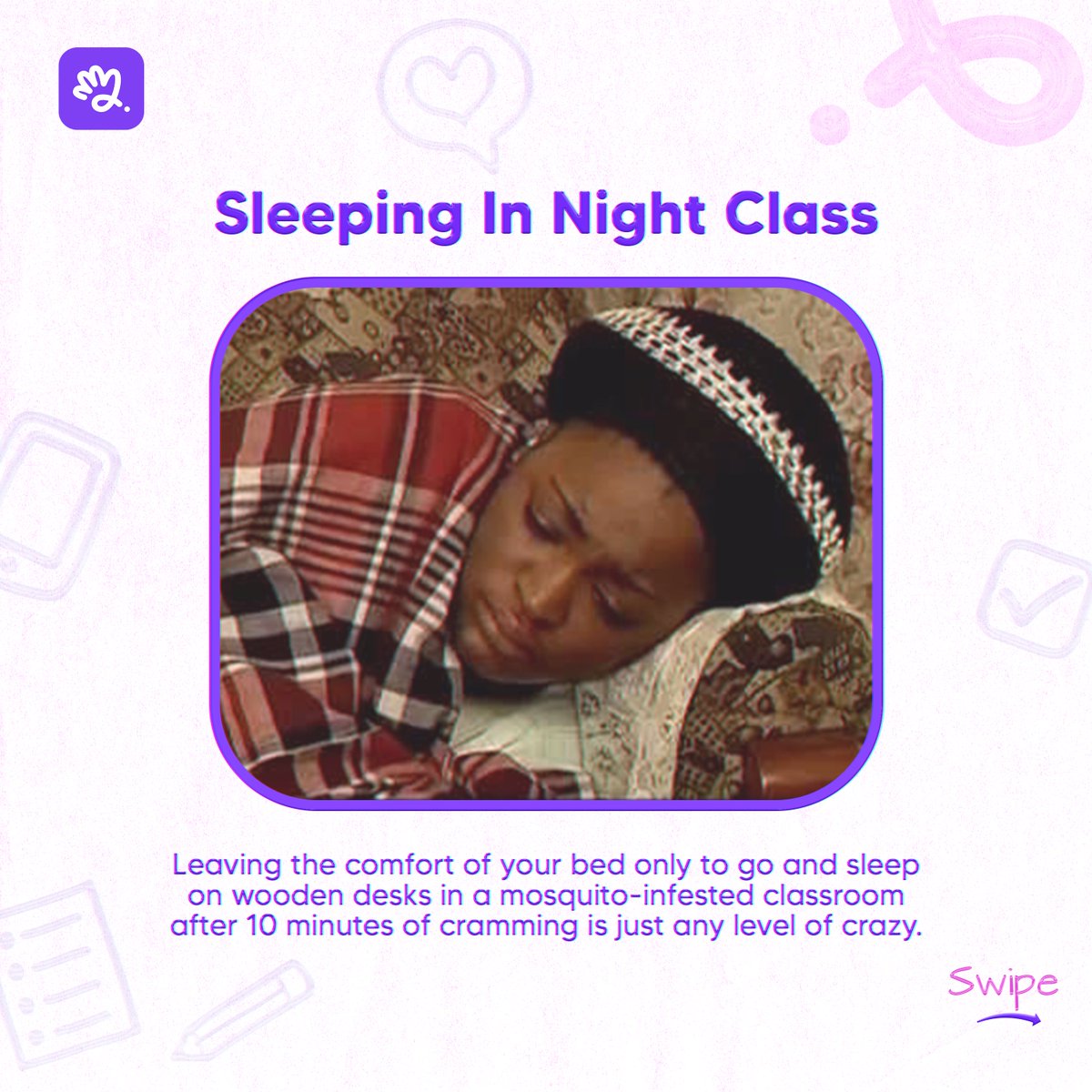 Poppinverse's tweet photo. Chasing a university degree in Nigeria can be extreme sports; maybe that’s why Nigerian university students do the most.

Here are the weirdest things students do in Nigerian universities.😂

Which can you relate to?
#schoolthots #UniversityChallenge #GamingCommunity #Memes https://t.co/pVHNFPWOJJ