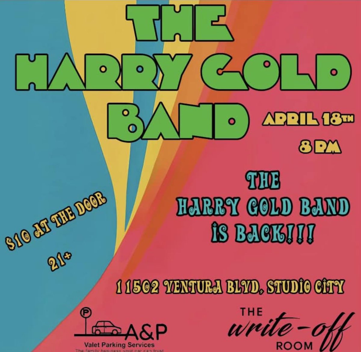 If you're in Los Angeles. All the best networking is going to be done at this show tonight. Harry Gold is performing!!!!