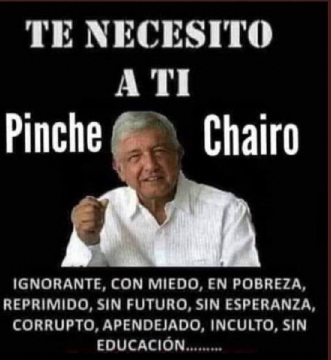 Es una pena que México siendo tan grande con gente chingona se deje manipular por este Pendejo #NarcoPresidenteAML041 De no entenderse 👇