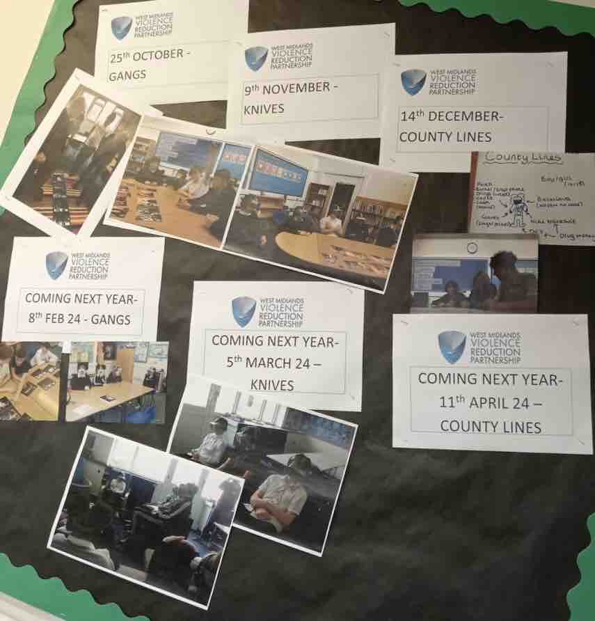 Sycamore Short Stay School in Dudley have their very own VRP board for the Virtual Reality workshops on gangs and knife crime! Great to see them welcomed with so much enthusiasm🙌