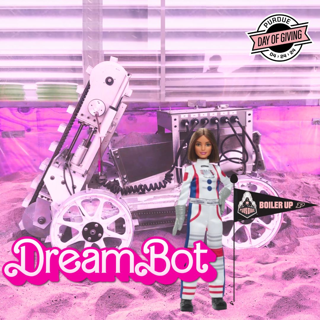 PurdueLunabotic's tweet photo. This Barbie's job is space and she comes fully equipped with Lunar Construction DreamBot: Alvie! Together they will add to the 27 Boilermaker astronauts and make our next giant leap towards space exploration ππ
#PurdueDayofGiving
#purduelunabotics
#purdueengineers
#nasarmc https://t.co/hnDcDeRLHT