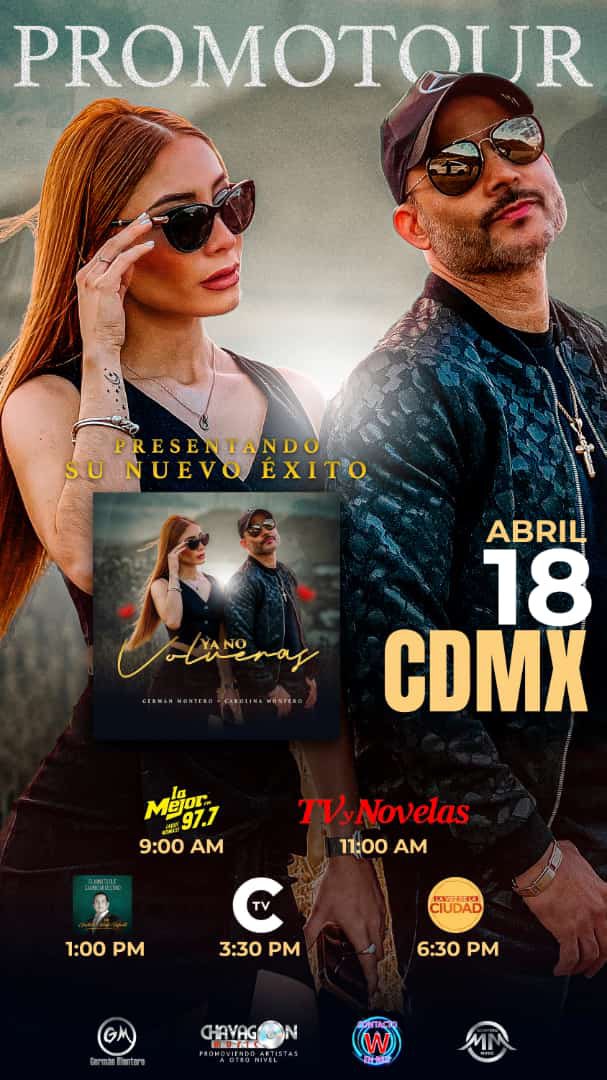 MariGallegos_11's tweet image. #PromoTour @GermanMontero5 &amp;amp; @EdithCarolinaM 18 Abril CDMX 
@LaMejor @TVyNovelasMex @elminutoque no se lo pierdan!!! 😃🫰🏽