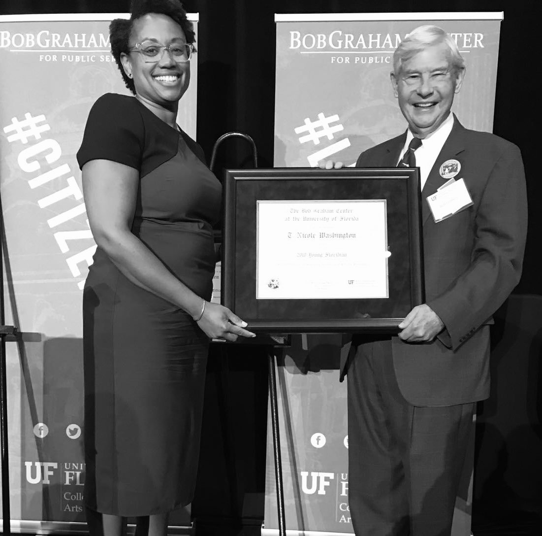 Governor Graham was the epitome of public servant. His passing is a loss for the state of Florida. Honored to have had time to meet with him and received the Graham Center’s Young Floridian award in 2018.