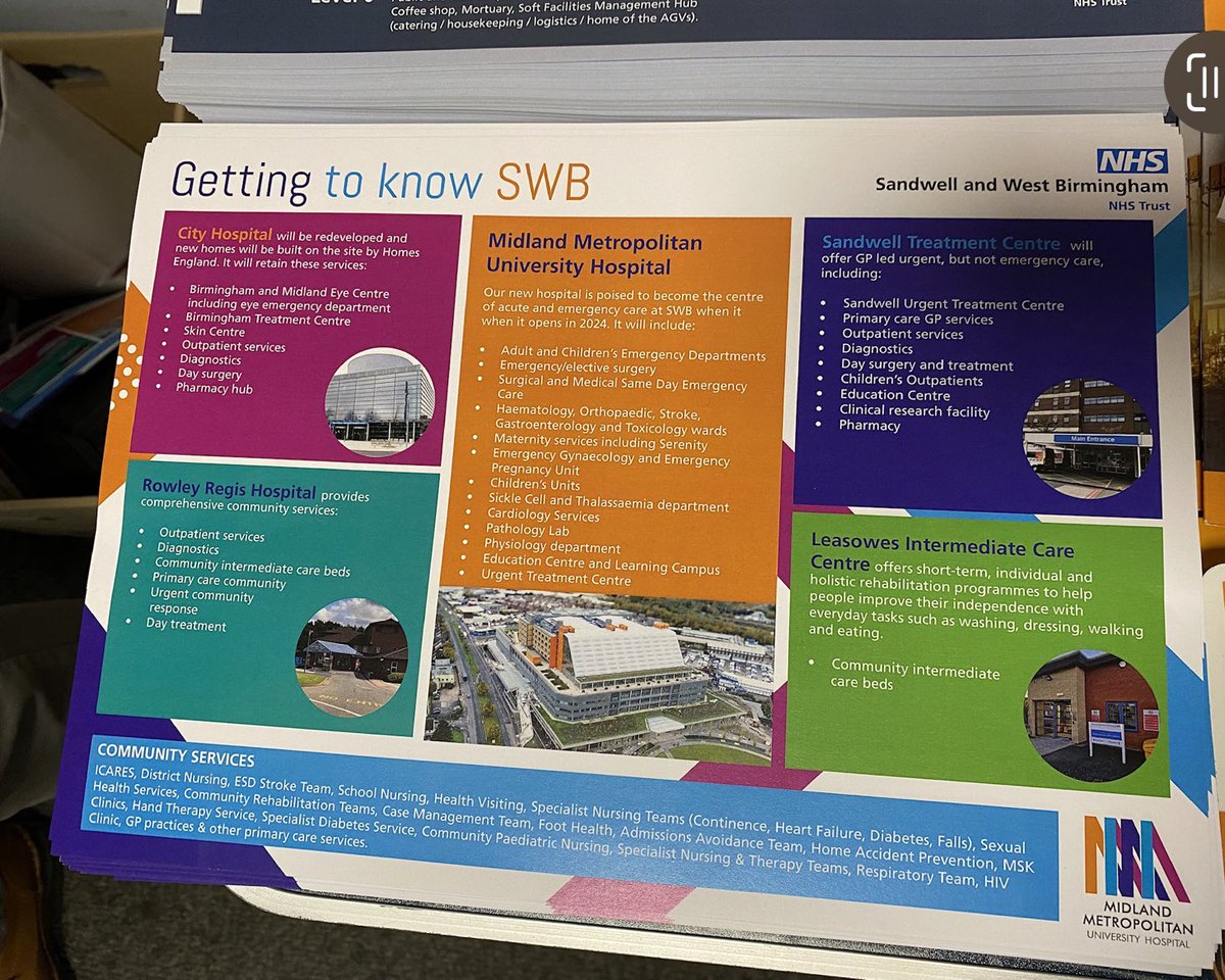 salterscottj's tweet image. Spent a fabulous few hours this afternoon @SWBHnhs inside our ED &amp;amp; SDEC on our Sandwell site talking to our patients &amp;amp; staff about the up &amp;amp; coming changes when @MidlandMetUH opens later this year. Lots of positive feedback with a few concerns which we will be feeding back.