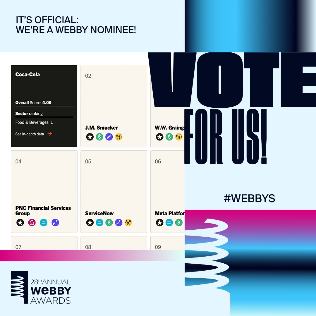 infogr8 (@infogr8) on Twitter photo Voting for this year's <a href="/TheWebbyAwards/">The Webby Awards</a> closes tonight at 23:59 PST. Can you help us get the American Opportunity Index to the top for a second year running? #dataviz #Webbys Voting for this year's <a href="/TheWebbyAwards/">The Webby Awards</a> closes tonight at 23:59 PST. Can you help us get the American Opportunity Index to the top for a second year running? #dataviz #Webbys