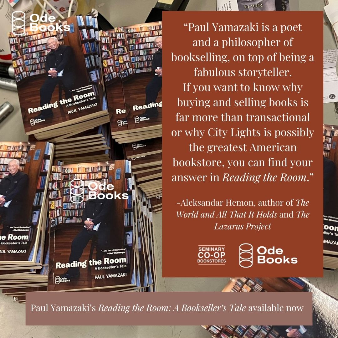Dive into the heart of bookselling with Paul Yamazaki's 'Reading the Room' from Ode Books! Discover the cultural significance of @citylightsbooks Booksellers and Yamazaki's vision for the future of our industry. #ReadingTheRoom #OdeBooks