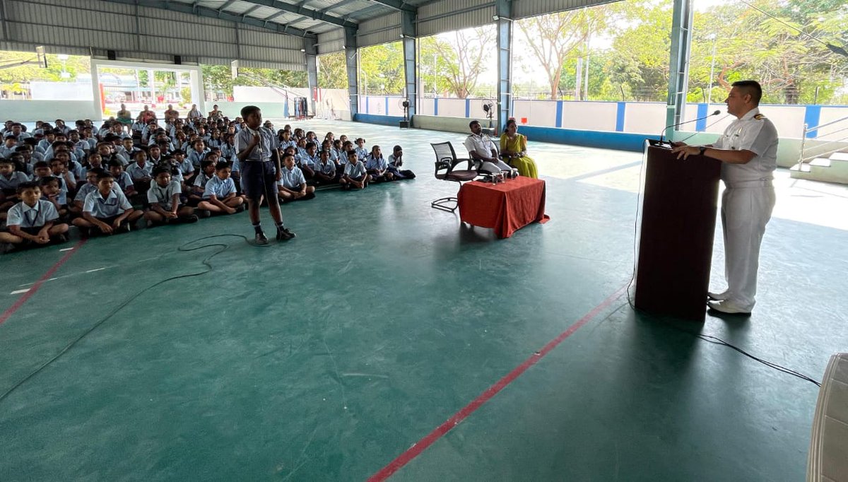 Safety never takes a backseat at NCS Arakkonam! An impactful safety lecture was conducted by Station General Safety Officer, educating the students that safety is a shared responsibility to learn, adapt, and prioritise the well-being of the community. #SafetyAwareness #NCSArk.