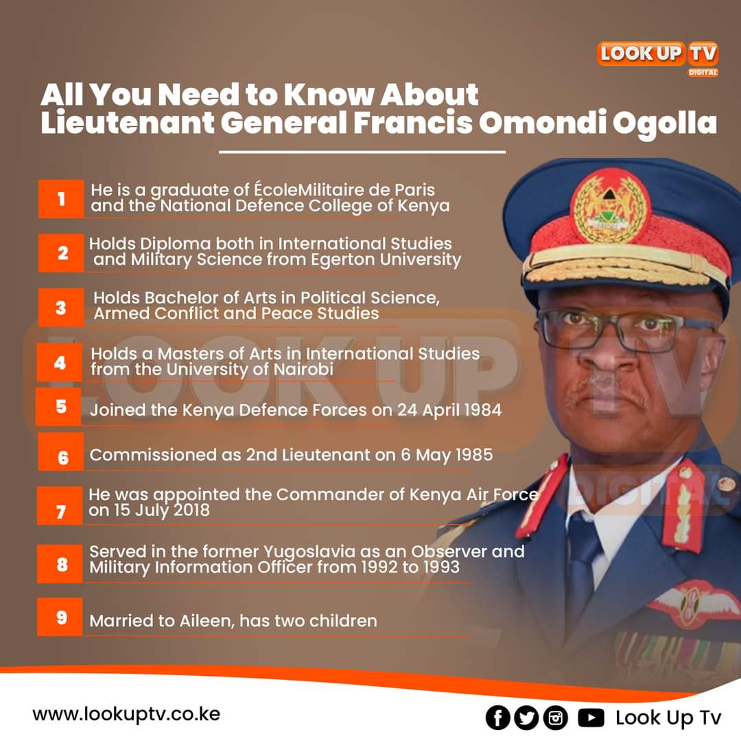 About General Francis Omondi Ogolla