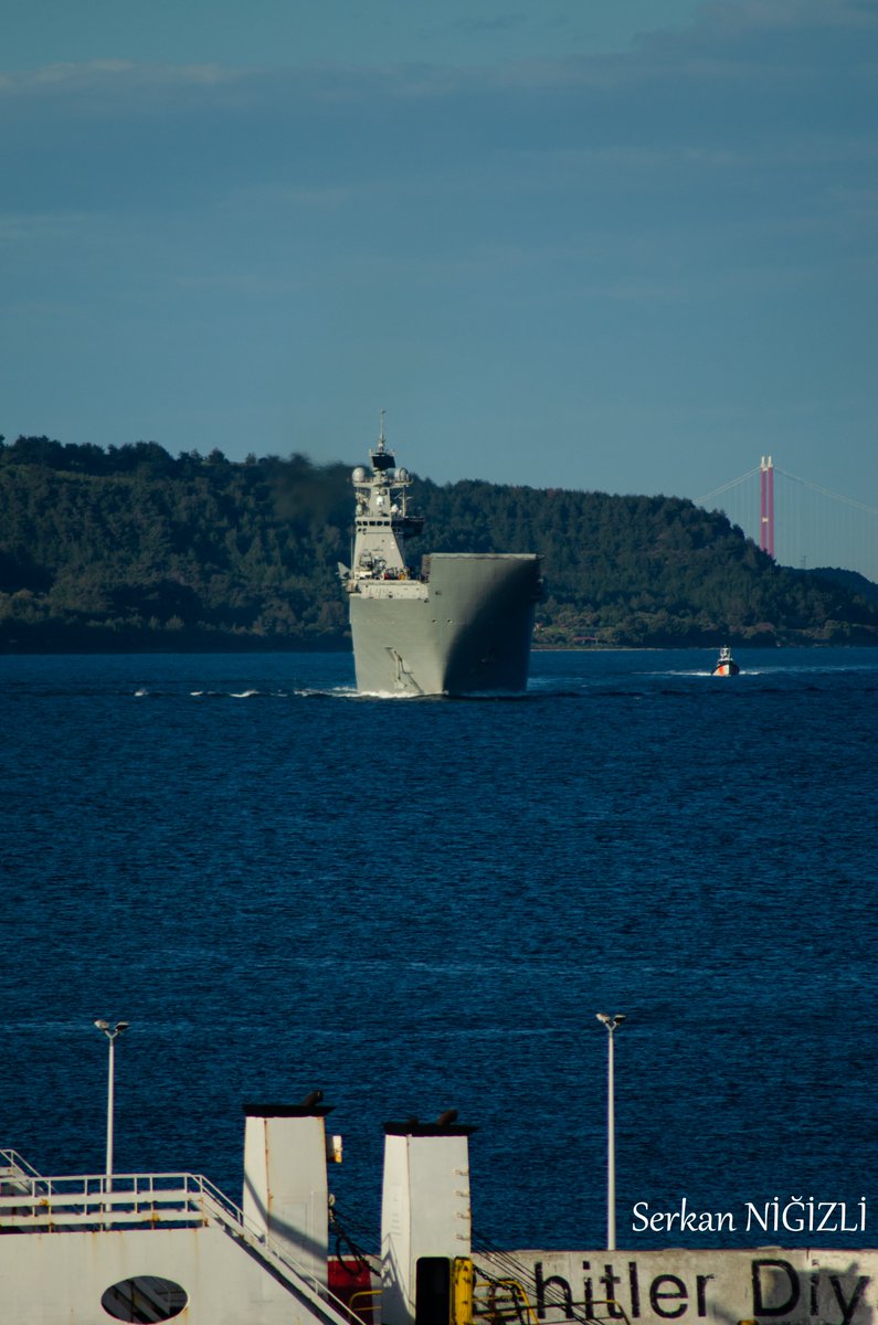 SerkanNgzli's tweet photo. İspanyol Donanması'nın Amfibi Çıkarma Gemisi SPS Juan Carlos I Çanakkale Boğazı'nda (18.04.2024)
#türkiye #çanakkale #eceabat #spanishnavy #juancarlosI #LHD #armadaesp https://t.co/skVuMaT3kT