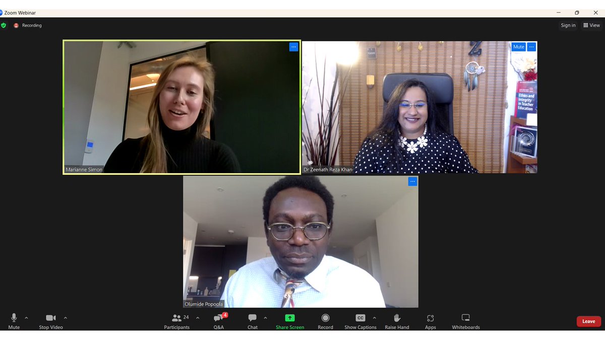 A great session with @Epigeum today, talking all things #AI #Ethics #PersonalResponsibility and #Academciintegrity! @oepopoola @Sage_Publishing @uowd @uow @UaeCai @ENAIntegrity