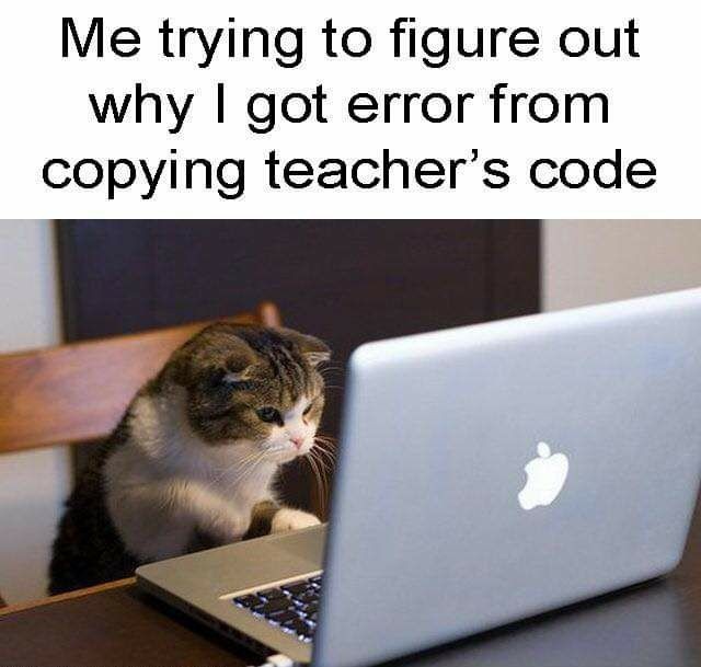 MaverickAlbert5's tweet image. Copying codes is not as easy as it seems 🥲