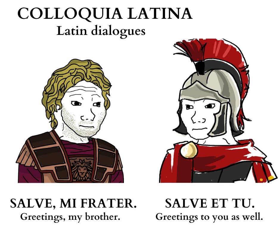 Speak in Latin with the bros.