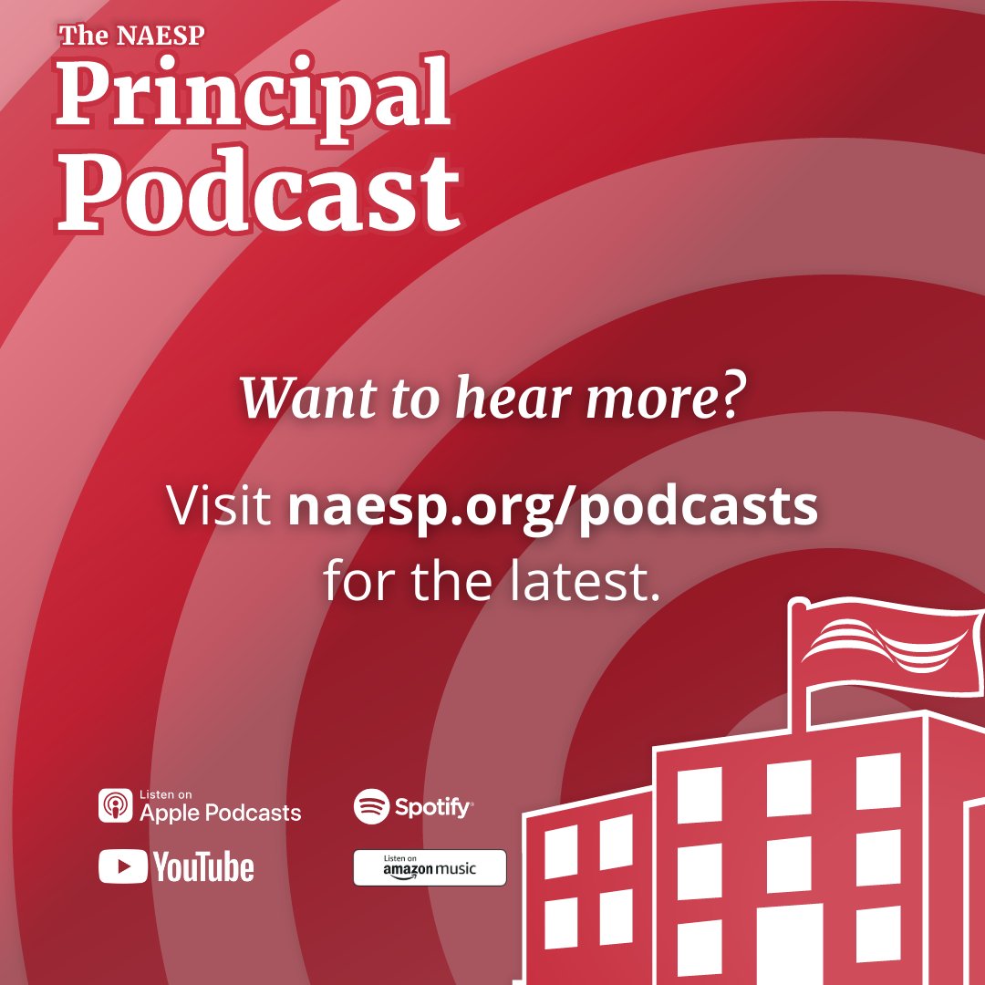 🎙️ Exciting news! The latest episode of @NAESP's #PrincipalPodcast is out now! Join @drchagala, @mcleod, and @PrincipalGarden as they dive into the topic of transformative school culture. Listen here: naesp.org/resource/trans… #schoolculture