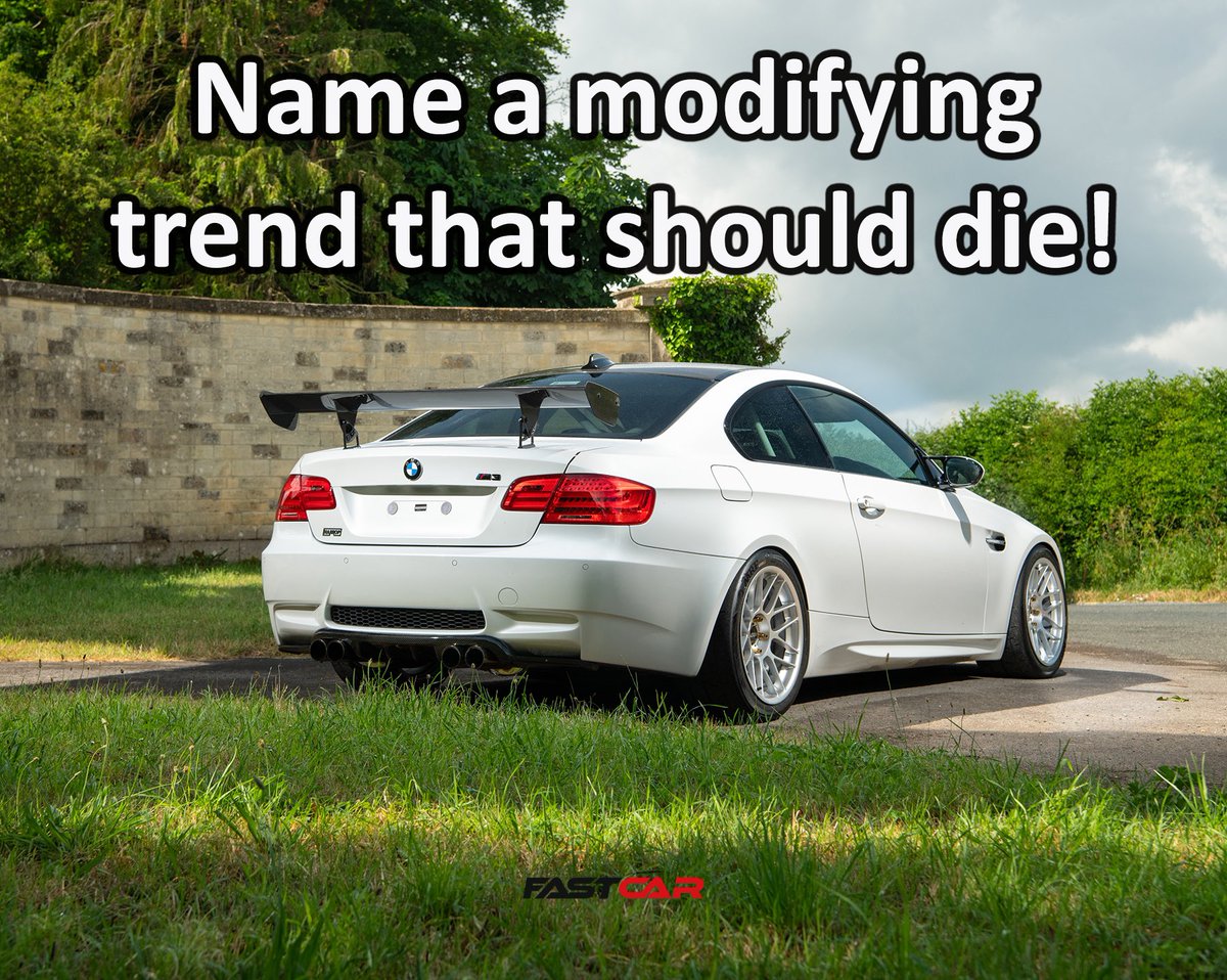 What car modifying trend do you think should die off?