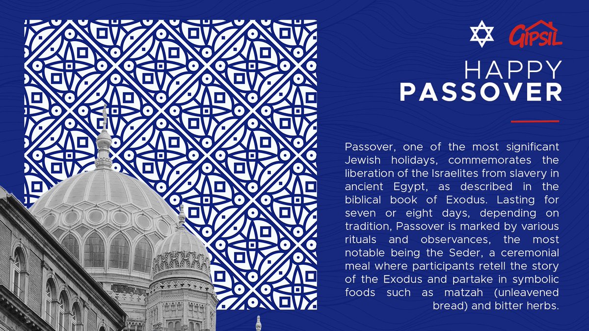 Chag Pesach Sameach to all celebrating! May this Passover bring joy, freedom, and renewal to you and your loved ones.