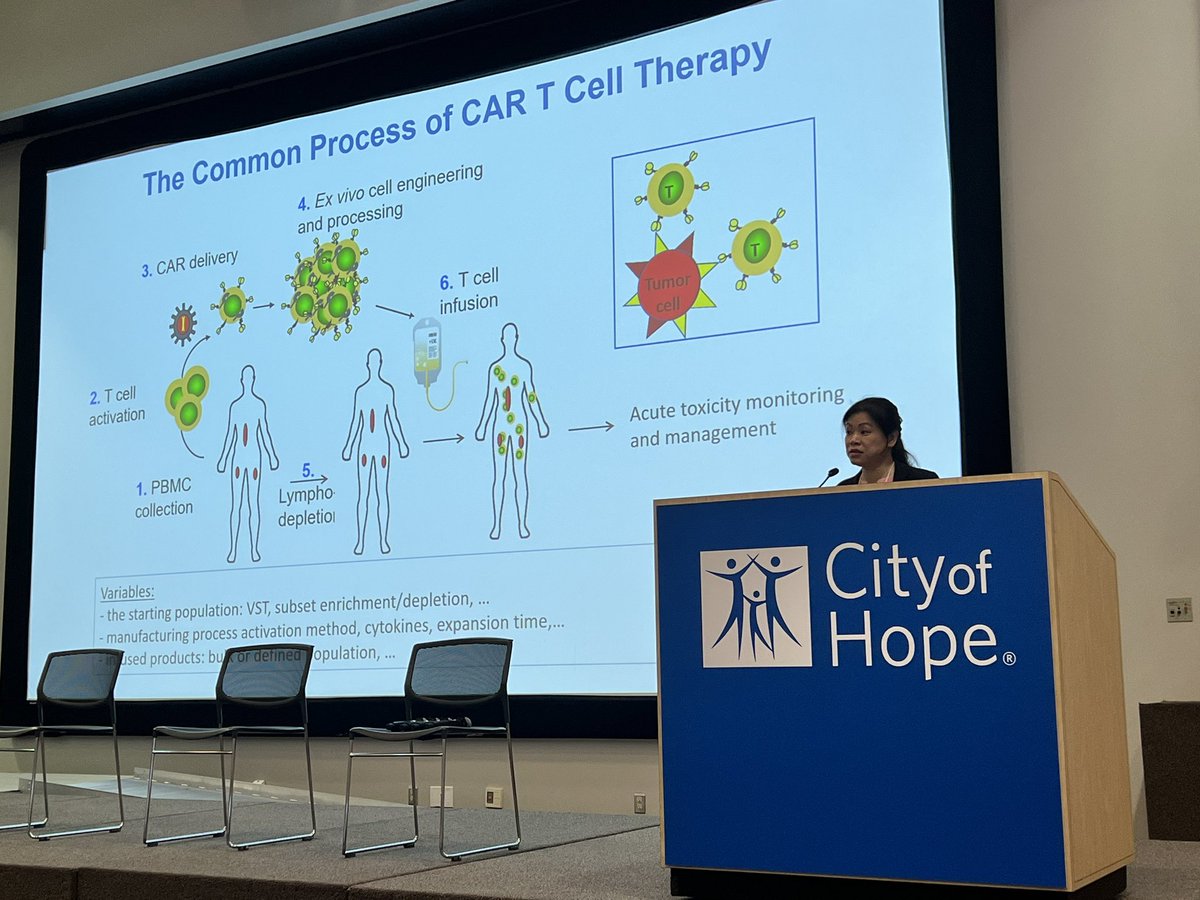 Great start to the @CIRMnews Nursing Education Symposium! @elizabeth_budde reviewing the amazing history of immune effector cell therapies at @cityofhope