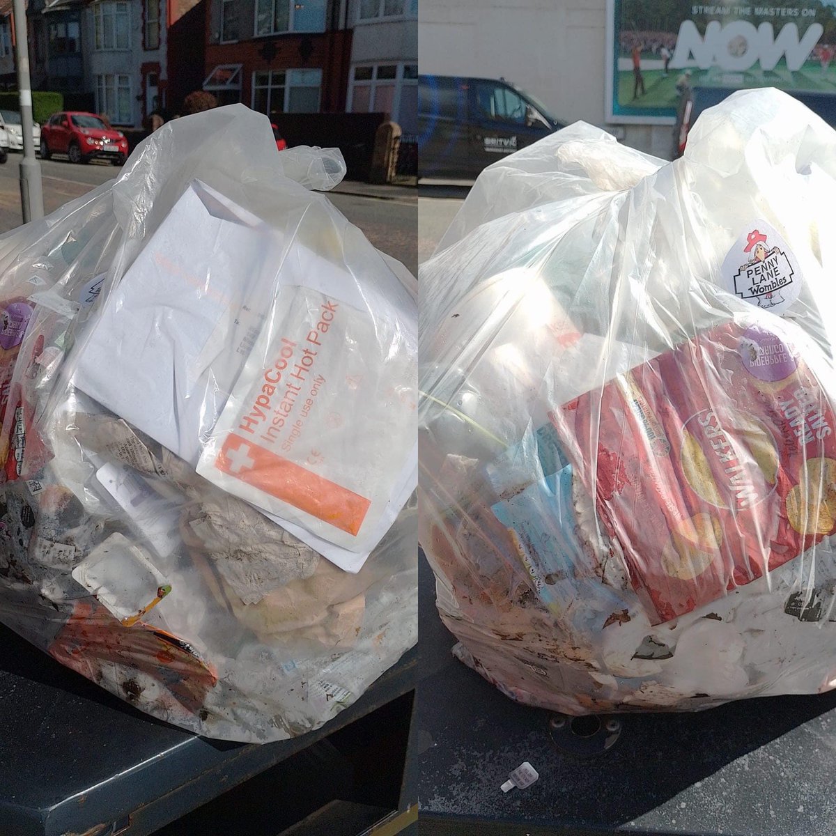 Claire’s mum also wombled along Mather Avenue, along Allerton Road to Queens Drive 2 bags of litter 1.5hrs spent #pennylanewombles #litterpicking #sustainable #gogreen #savetheplanet #beatles #pennylane #thebeatles #liverpool #keepbritaintidy #litter