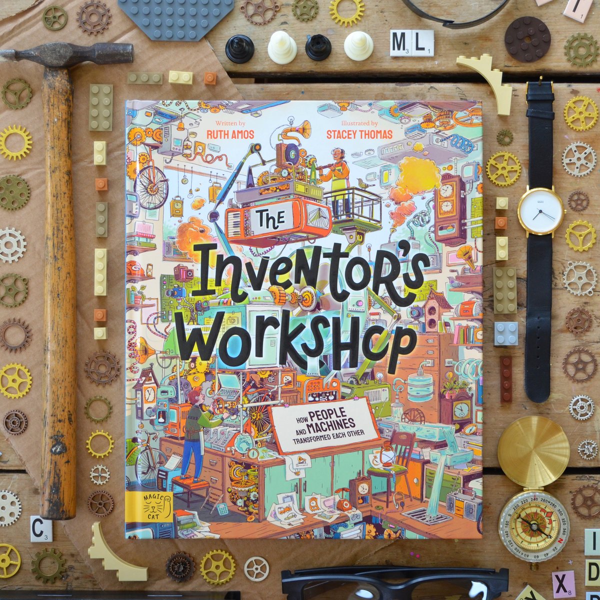 Magic Cat Publishing (@publishing_cat) on Twitter photo Join two curious children on a tour through ten inventions that changed the world… ⚙️
The Inventor’s Workshop by <a href="/RuthAmos/">Ruth Amos 💡</a> publishes in ONE WEEK! Pre-order here: amzn.to/4amkcDF Join two curious children on a tour through ten inventions that changed the world… ⚙️
The Inventor’s Workshop by <a href="/RuthAmos/">Ruth Amos 💡</a> publishes in ONE WEEK! Pre-order here: amzn.to/4amkcDF