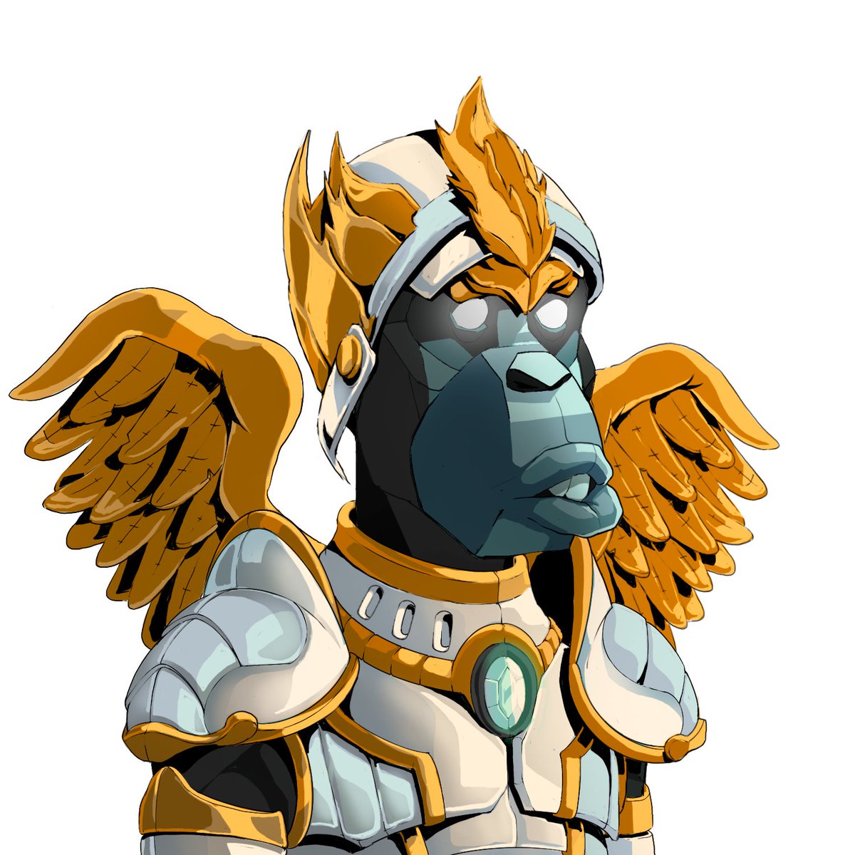 A new 1/1 has entered the Jungle 👑

An angelic warrior for the one and only <a href="/haggy_sol/">Haggy</a> ⚔️