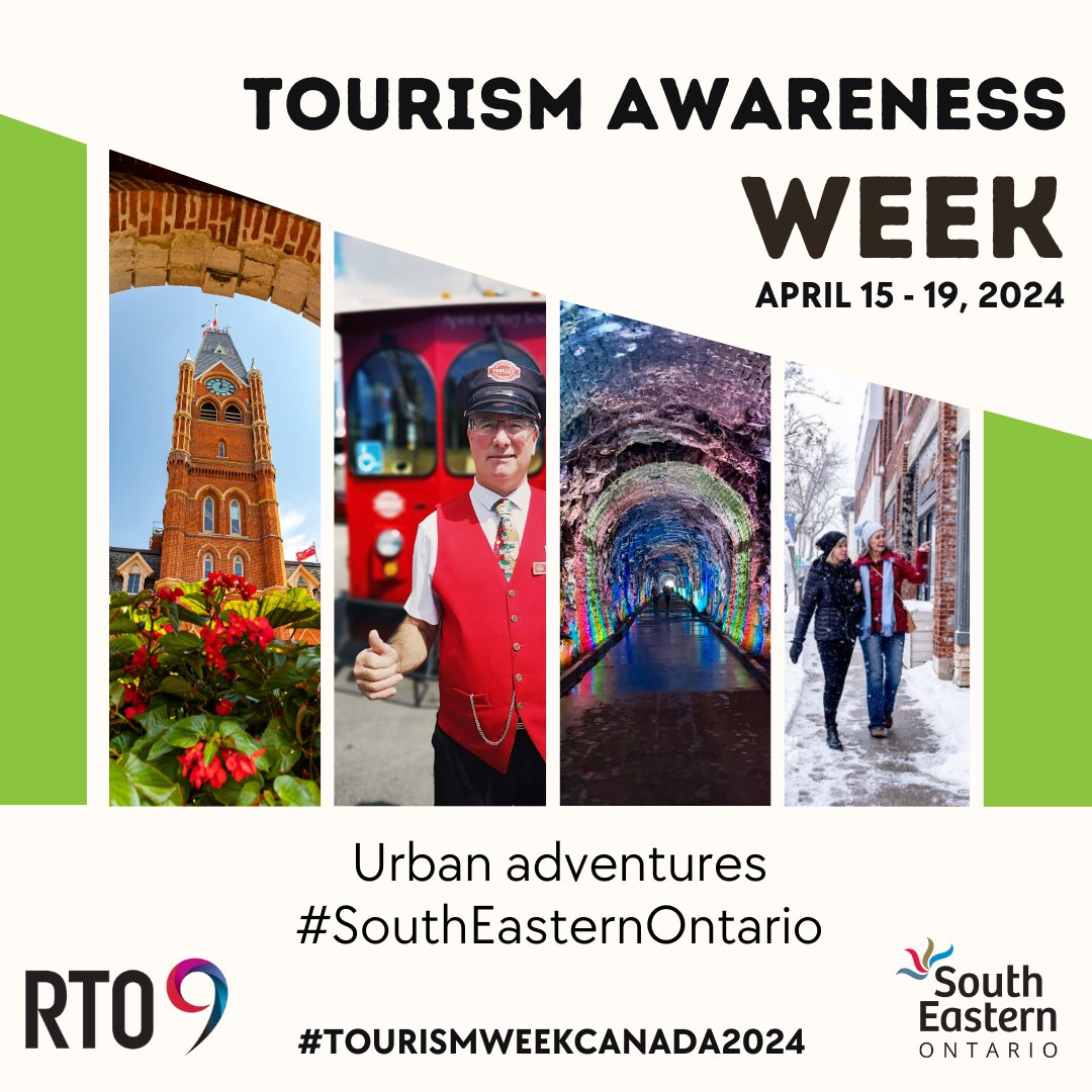 It’s #TourismWeekCanada2024 We are celebrating 🏙️urban adventures on the waterfront! SE Ontario is home to vibrant, welcoming cities, including Kingston, Belleville, Trenton, Brockville and Cornwall, each offering its own unique charm and attractions. @tiac_aitc
