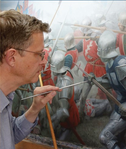 Saturday 25th May 2024, 2.30pm Talk - Wars of the Roses: The Medieval Art of Graham Turner Historical artist Graham Turner will be speaking about his work, and the inspiration behind his latest publication on the Wars of the Roses. Further details at: battlefieldstrust.com/event.asp?Even…
