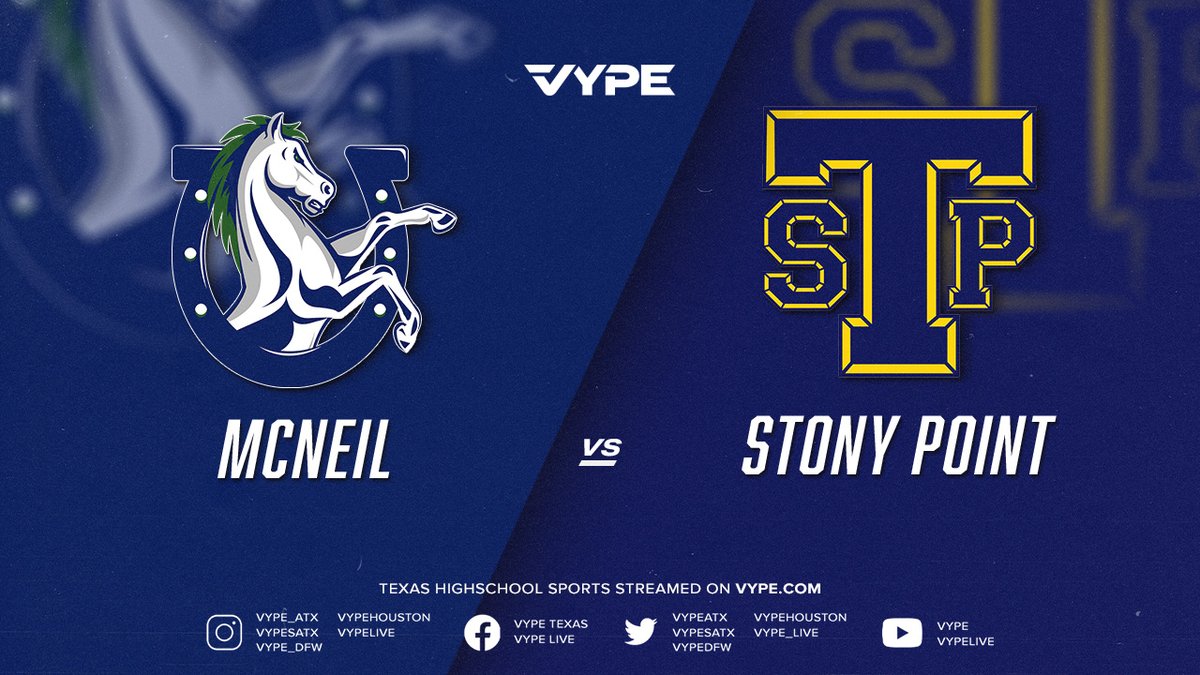 WATCH TONIGHT - Baseball: McNeil vs. Stony Point @vypeatx @McNeilBaseball @spt_baseball @StonyPointHS vype.com/7pm-baseball-m…