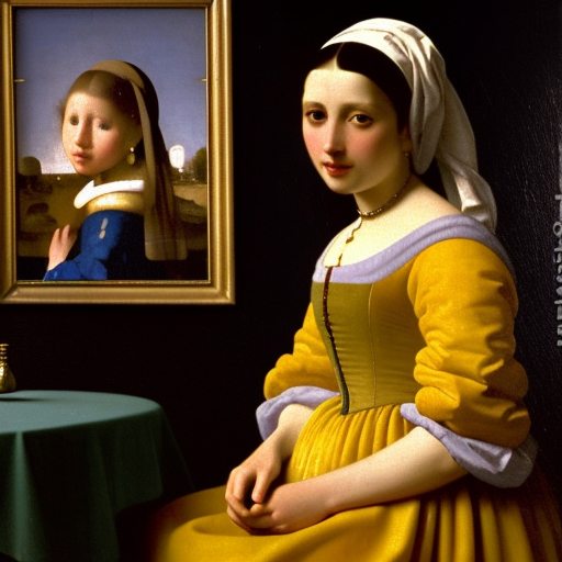 Vermeer AI Museum exhibition
#vermeer #AI #AIart #AIartwork #johannesvermeer #painting #フェルメール #現代アート #現代美術 #当代艺术 #modernart #contemporaryart #modernekunst #investinart #nft #nftart #nftartist #closetovermeer
Girl by a painting