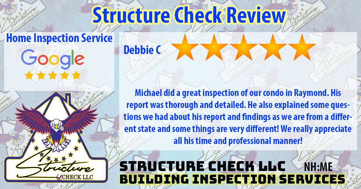 CheckStructure's tweet image. NH and ME Home Inspection Services.
#nhrealtors @nhrealtors  #nhhomebuyers #MErealestate #MEhomebuyers

structurechecknh.com