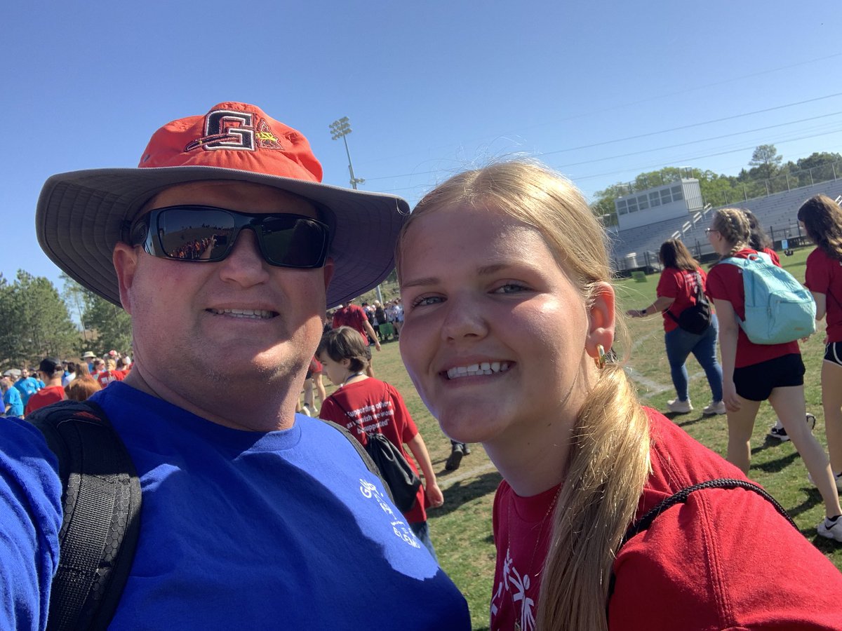 Got to see my girl helping out at Special Olympics today!