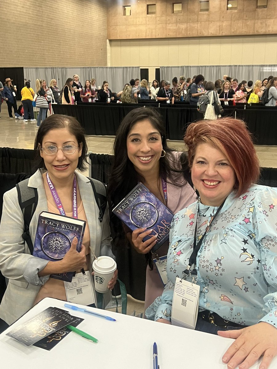 EDHS Librarians (@edhslibrarians) on Twitter photo Starting off day 3 with bringing back signed copies of Tracy Wolffโs new book for our Aztecs. <a href="/EDAztecs_HS/">Venessa Betancourt</a> <a href="/LJohnson_EDHS/">Lucy Johnson</a> <a href="/sandyP_EDHS/">Sandy Portillo</a> <a href="/Sparks_Interest/">Marcy Sparks</a> #SISDlibrarians #TeamSISD Starting off day 3 with bringing back signed copies of Tracy Wolffโs new book for our Aztecs. <a href="/EDAztecs_HS/">Venessa Betancourt</a> <a href="/LJohnson_EDHS/">Lucy Johnson</a> <a href="/sandyP_EDHS/">Sandy Portillo</a> <a href="/Sparks_Interest/">Marcy Sparks</a> #SISDlibrarians #TeamSISD