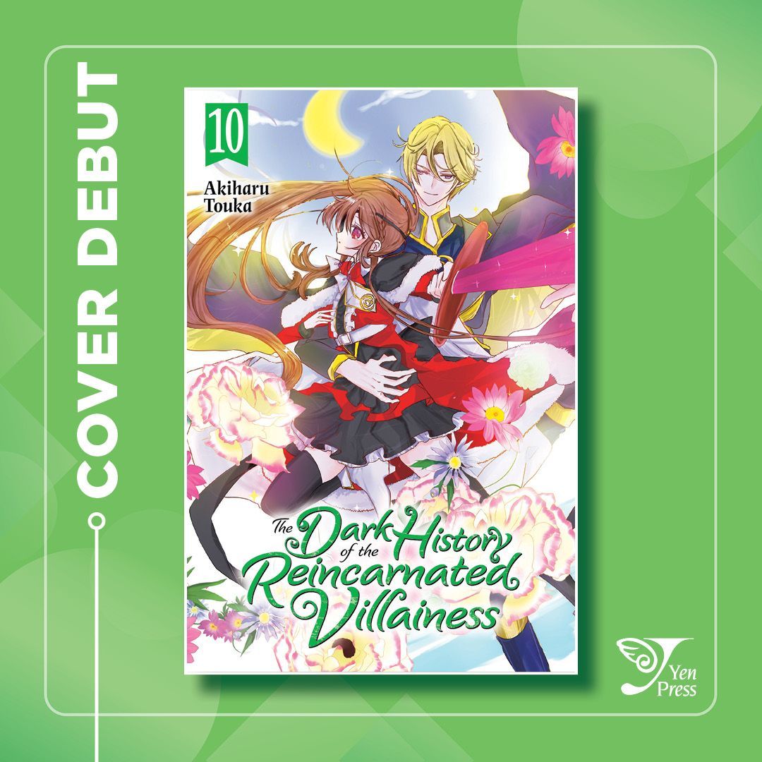 Cover Debut! - The Dark History of the Reincarnated Villainess, Vol. 10 Branded as a criminal, the injured Iana makes her escape and falls comatose. Meanwhile, a newly awakened Konoha begins down the path of the original Dark History... Pre-order Here: buff.ly/3JclEgp