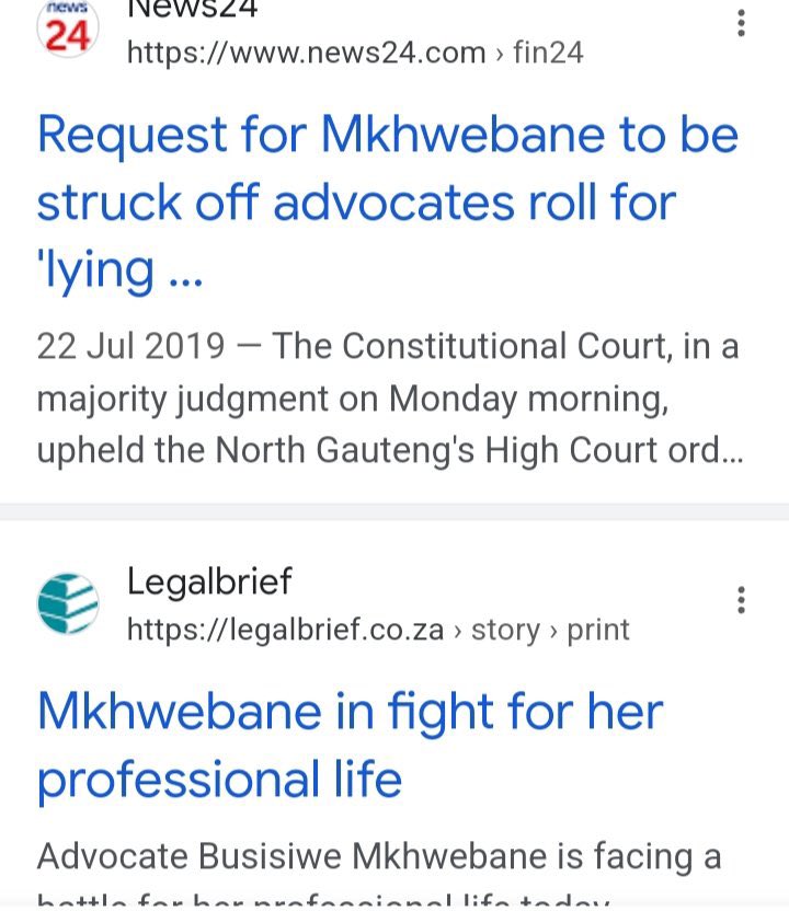 The Same Way You Treated @AdvBMkhwebane Please‼️‼️‼️

@News24  @karynmaughan Why ain’t you writing about Adv Gceleka 🙄🤷🏾‍♂️ 

We are requesting that Gceleka to be struck off Advocates roll for LYING! Already the Court has Found Against her!🤷🏾‍♂️