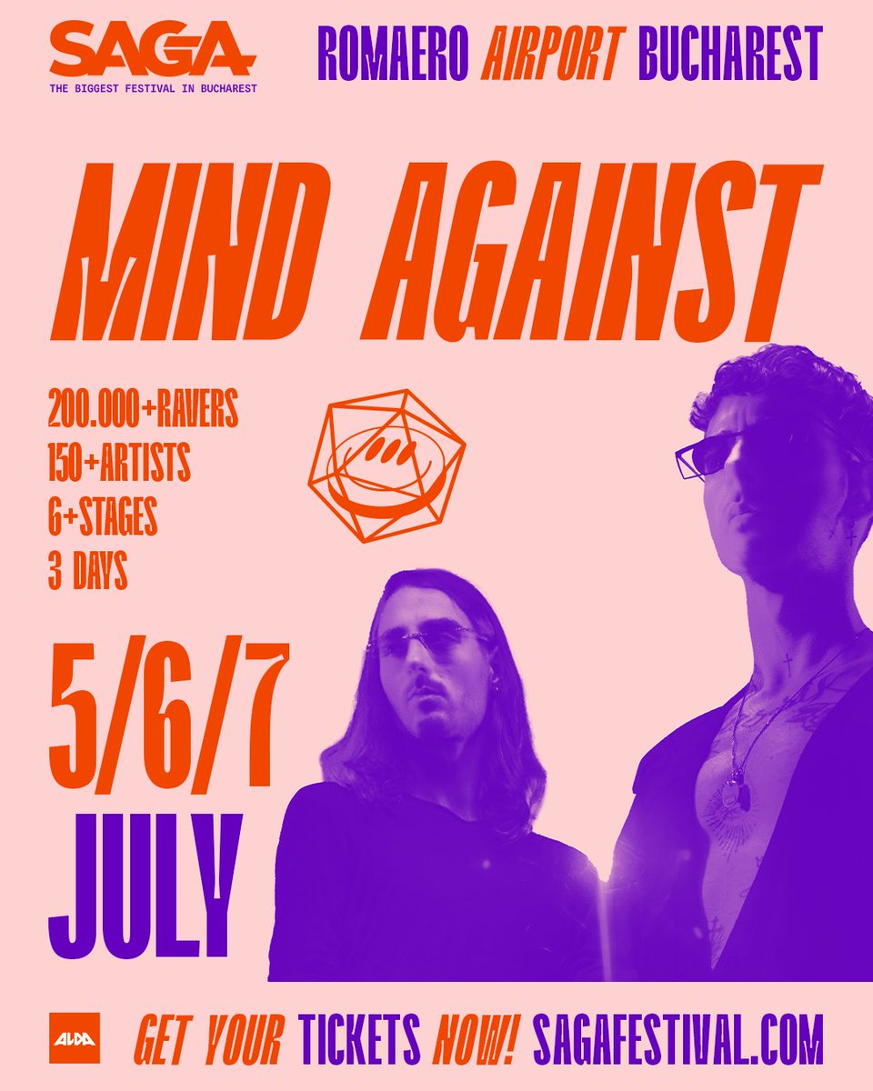 🤯 <a href="/MINDAGAINSTOFC/">Mind Against</a> are coming to SAGA Festival this year to take us on an endless journey! 🎟️ Secure your ticket now for only €33/month! Limited-time offer, available only in April! #WeAreSAGA